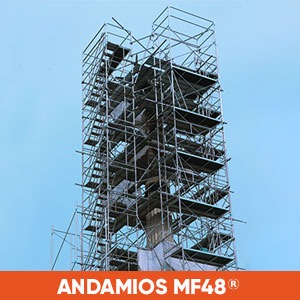 andamios multifuncionales MF48, tipo convencional